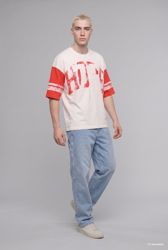 Boxy Fit Short Sleeve T-Shirt