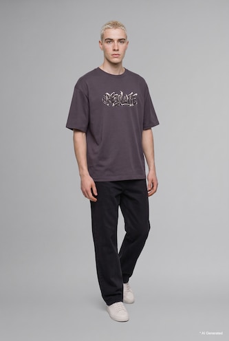 Boxy Fit Short Sleeve T-Shirt