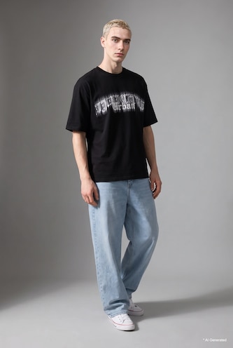 Boxy Fit Short Sleeve T-Shirt