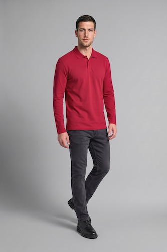 Regular Fit Pique Long Sleeve T-Shirt