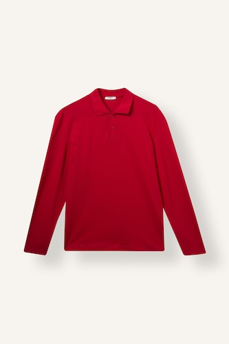 Regular Fit Pique Long Sleeve T-Shirt