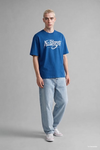 Boxy Fit Short Sleeve T-Shirt