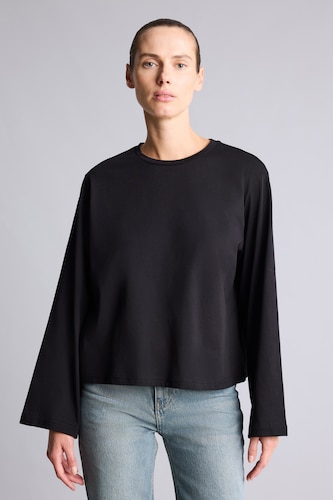 Women Black Long Sleeve T-Shirt