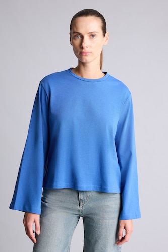 Women Blue Long Sleeve Tunic