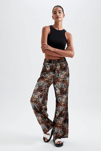 ASOS EDITION cotton tapered pants in retro floral print | ASOS