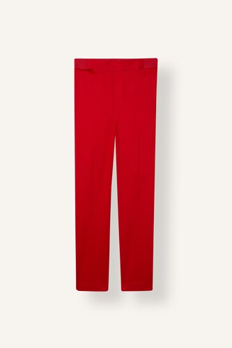 Normal Waist Cigarette Fit Trousers