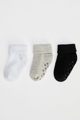 Erkek Bebek 3'lü Soket  Çorap
