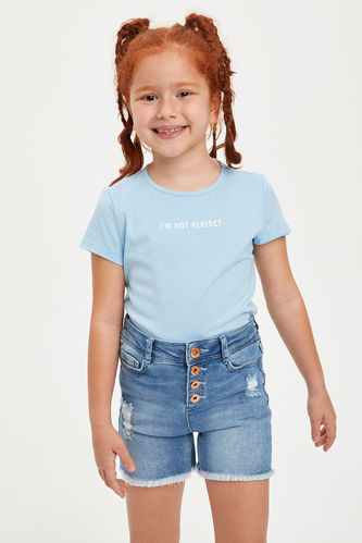 Kız Çocuk Baskılı Tişört