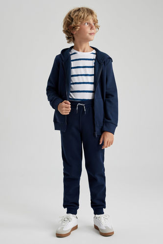 Kids’ Regular-Fit Pants - Basic Navy Blue