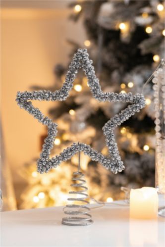 KARACA X DEFACTO SHIMMERING STAR AĞAÇ BAŞLIĞI, SILVER