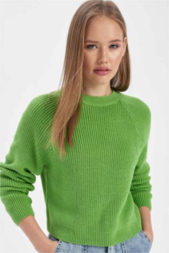 Regular Fit Crew Neck Knitwear Pullover
