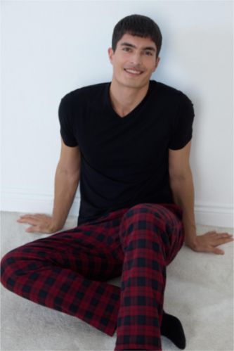 Slim Fit Dar Kesim V Yaka Üst