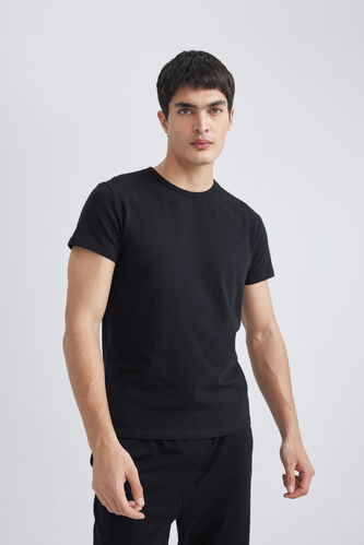 Slim Fit Short Sleeve Knitted Tops