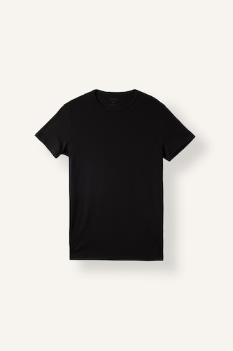 Men Black Slim Fit Knitted Tops