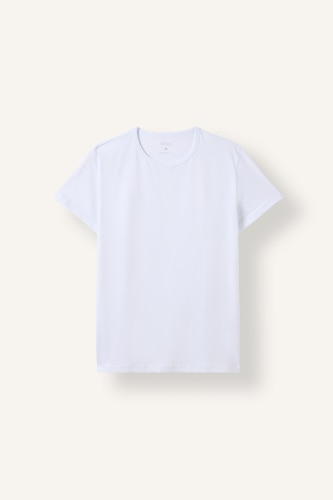 Men White Slim Fit Knitted Tops