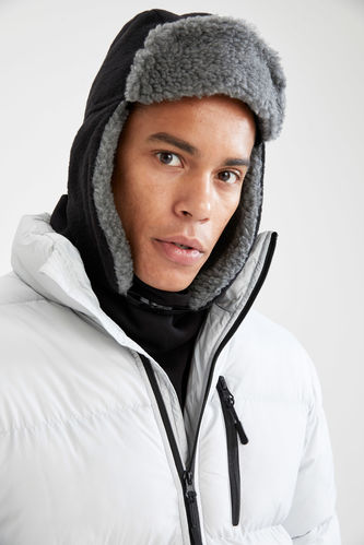 Erkek Kulaklıklı Kışlık Suni Kürklü Isı Yalıtımlı Warmtech Şapka