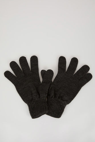 Man Knitwear Gloves