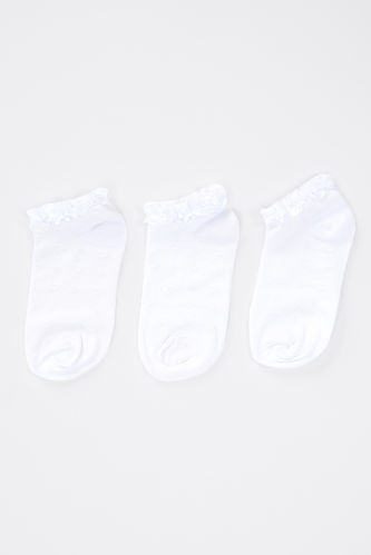 3 Pack Lace Detail Socks Set
