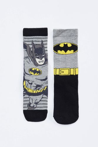 Erkek Çocuk Batman Lisanslı Çorap 2'li