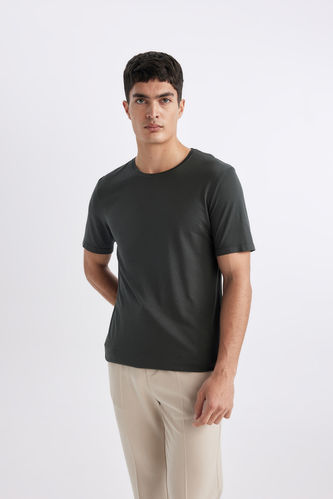 Slim Fit Crew Neck Premium Quality Basic T-Shirt