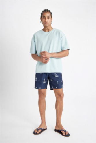 Men NAVY Regular Fit Swim Shorts