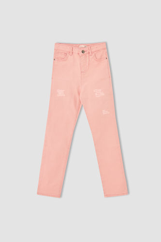 Girl Slim Fit Woven Trousers