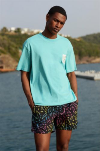 MAN Black Short Swim Shorts