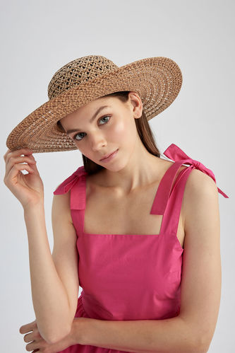 Lace Straw Sun Hat