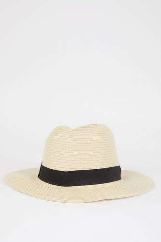 Straw Sunhat With Ribbon