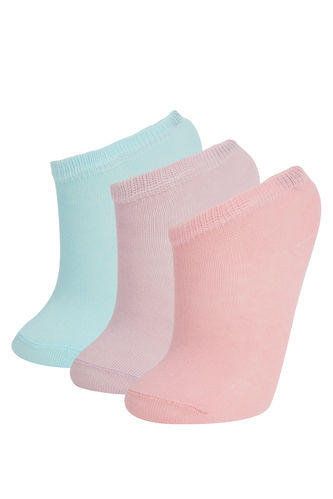 Короткие носки из хлопка для девочек, 3 пары