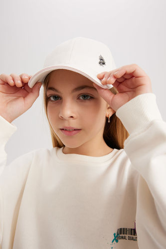 Kız Çocuk Pamuklu Cap Şapka