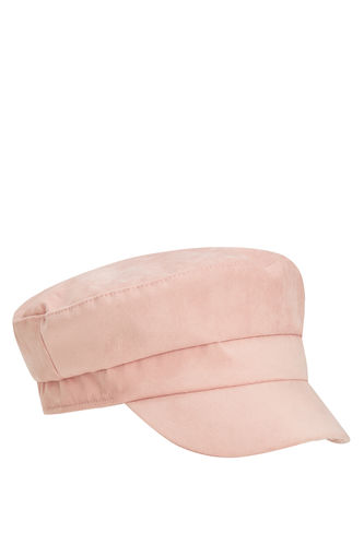 Kadın Süet Kasket Şapka