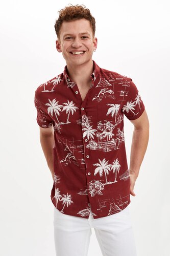 Bordeaux MAN Slim Fit Tropical 