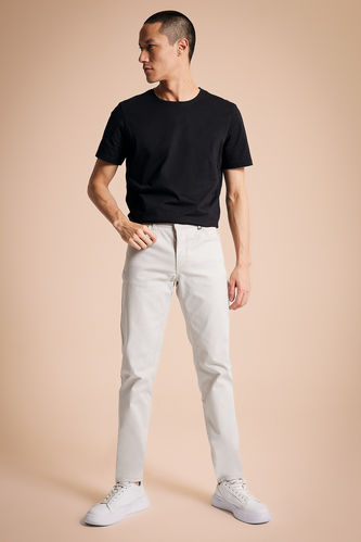 Extra Slim Fit Chino Canvas Trousers