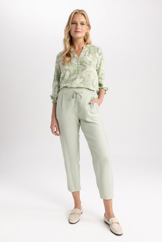 Buy Khaki Trousers & Pants for Women by Marks & Spencer Online | Ajio.com