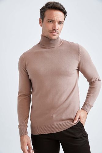 Pull Fille Coupe Slim, Col Rond