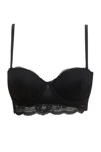Lace Strapless Bralet