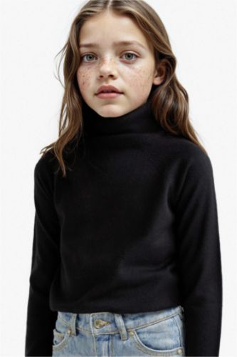 Қыздарға қалыпты пішім Пулловер