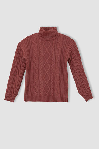 Girl Turtleneck Knitwear Sweater
