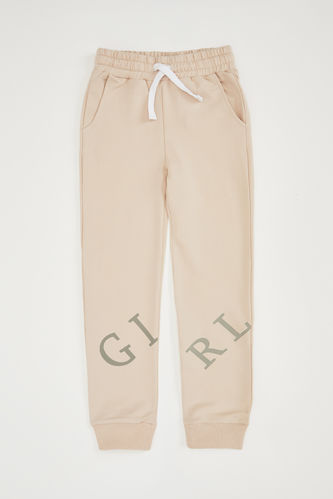 Girl Regular Fit Printed Jogger Trousers
