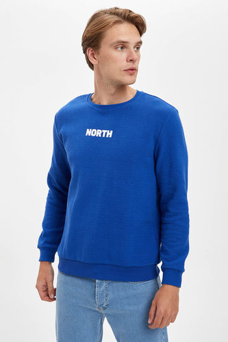 Slim Fit North Print Sweatshirt