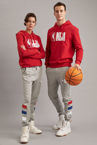 NBA Lisanslı Unisex Kapüşonlu Sweatshirt