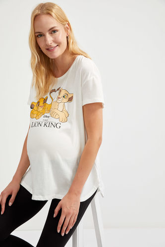 Lion King Lisanslı Kısa Kollu Hamile Tişört