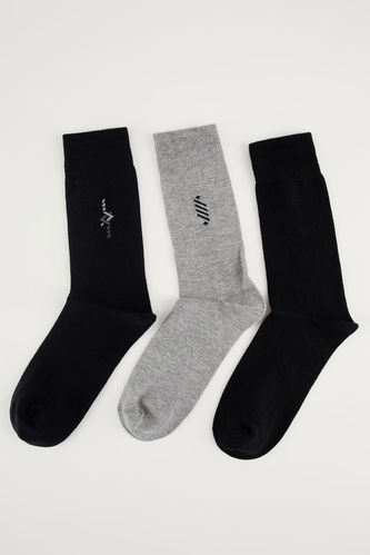 3'lü Basic Dikişsiz Soket Çorap