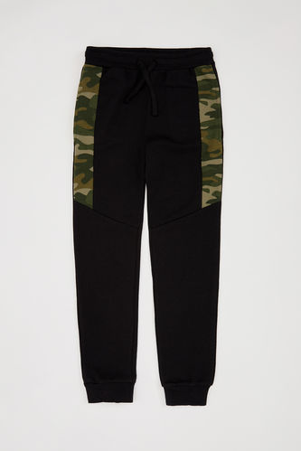 Pantalon de jogging imprimé camouflage pour garçon