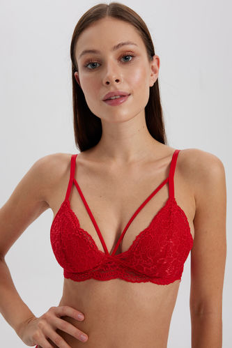 Fall in Love Lacy Padded Triangle Bralet