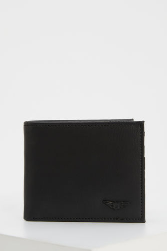 Leather Look Horizontal Wallet