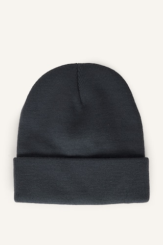 Man Woven Label Beanie