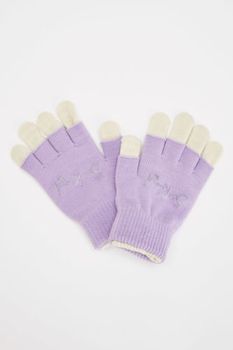 Block Colour Knit Gloves