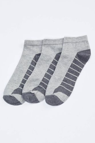 3 Pack Patterned Booties Socks
